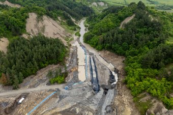 A mérséklődő vízhozam adhat reményt Parajdon
