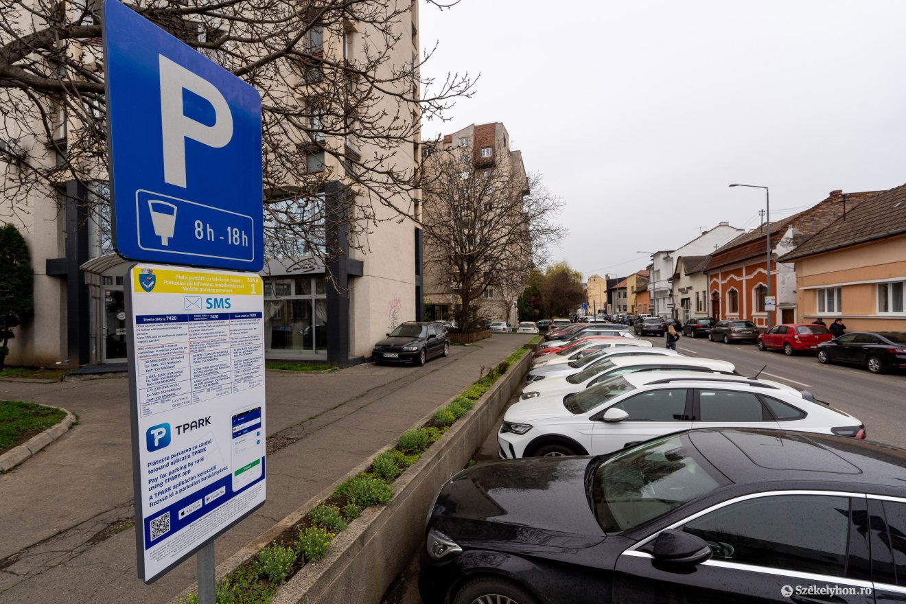 Áprilistól többet kell fizetni a kijelölt parkolóhelyek elfoglalásáért •  Fotó: Haáz Vince