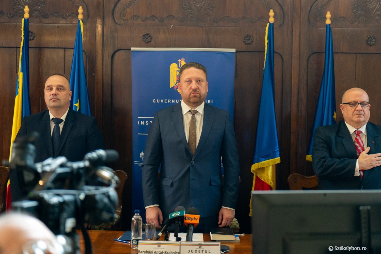 Barabási Antal Szabolcs, az új prefektus •  Fotó: Haáz Vince