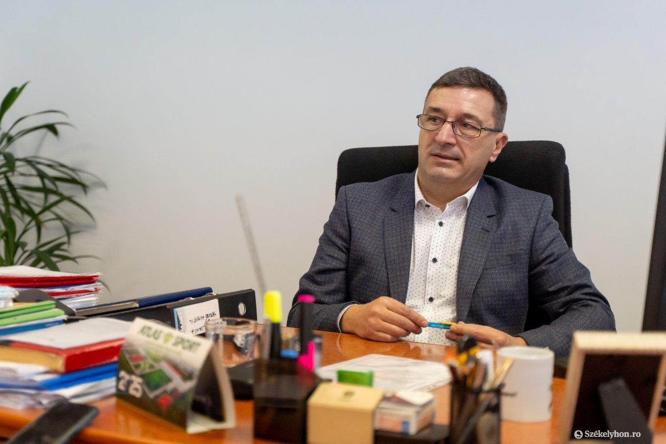 Sófalvi György a tervekről is beszélt •  Fotó: Haáz Vince