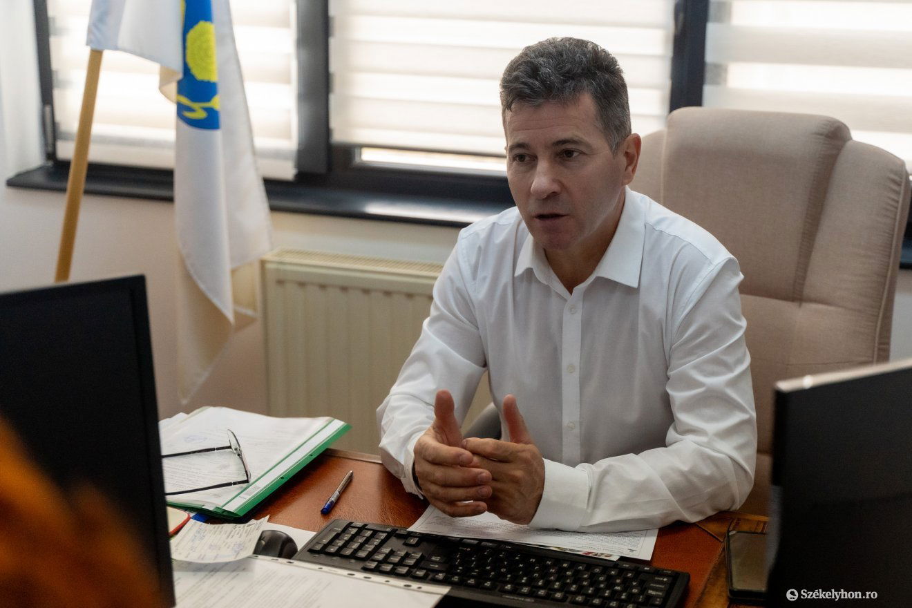 Gál Sándor marosszentkirályi alpolgármester •  Fotó: Haáz Vince