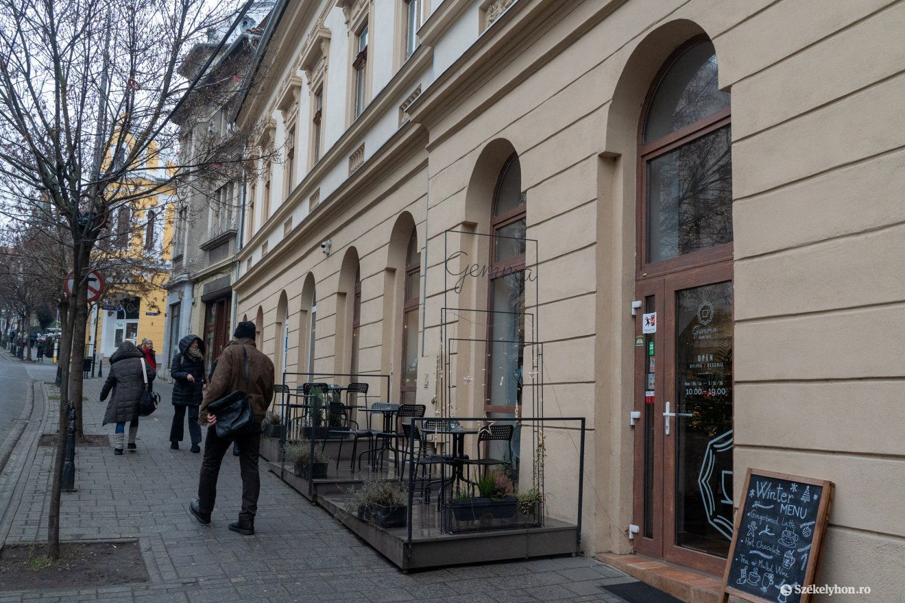 A Gemma kávézó szociális vállalkozásként működik Marosvásárhelyen •  Fotó: Haáz Vince