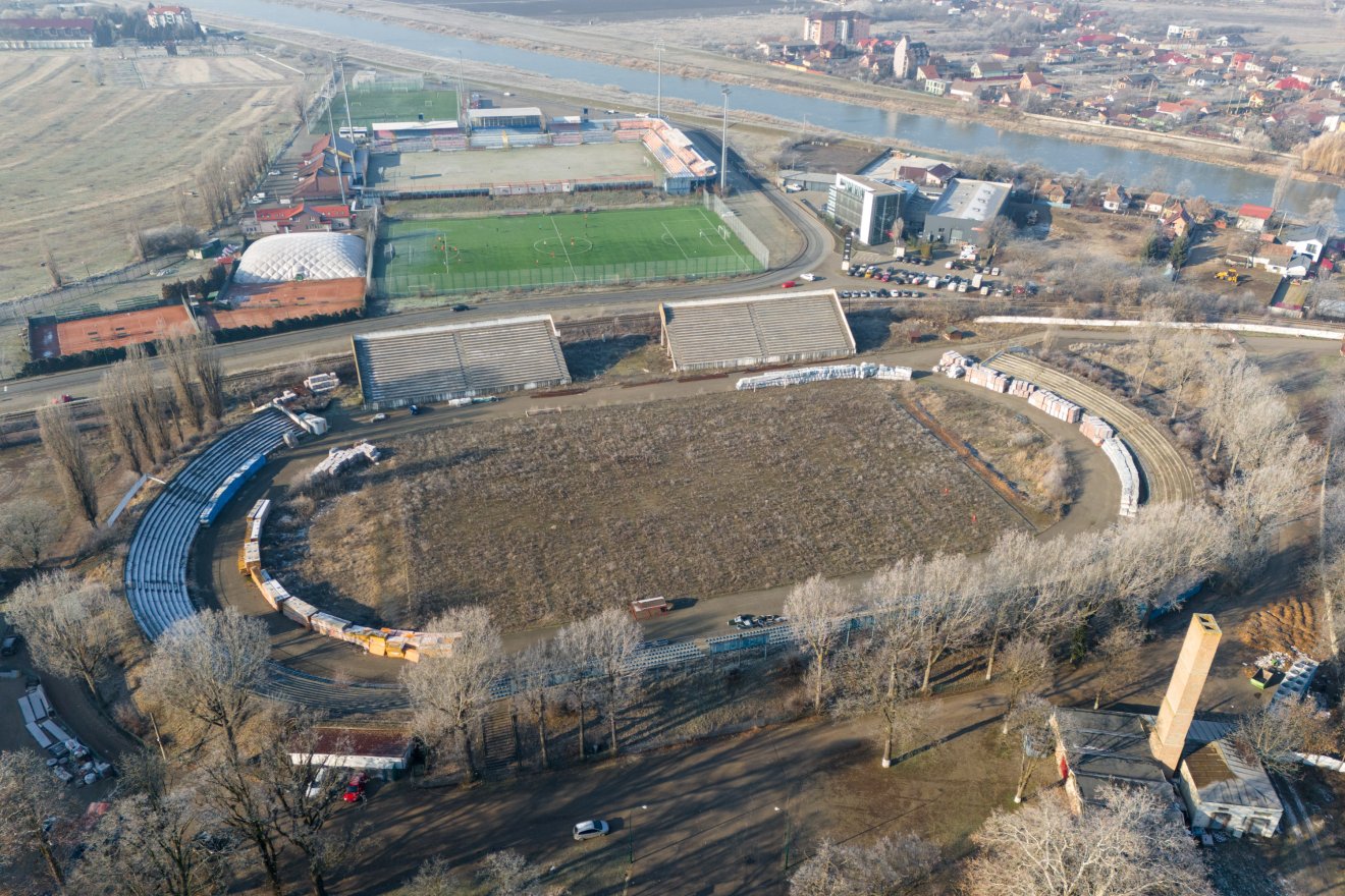 Újjászületik a Bölöni László stadion Marosvásárhelyen