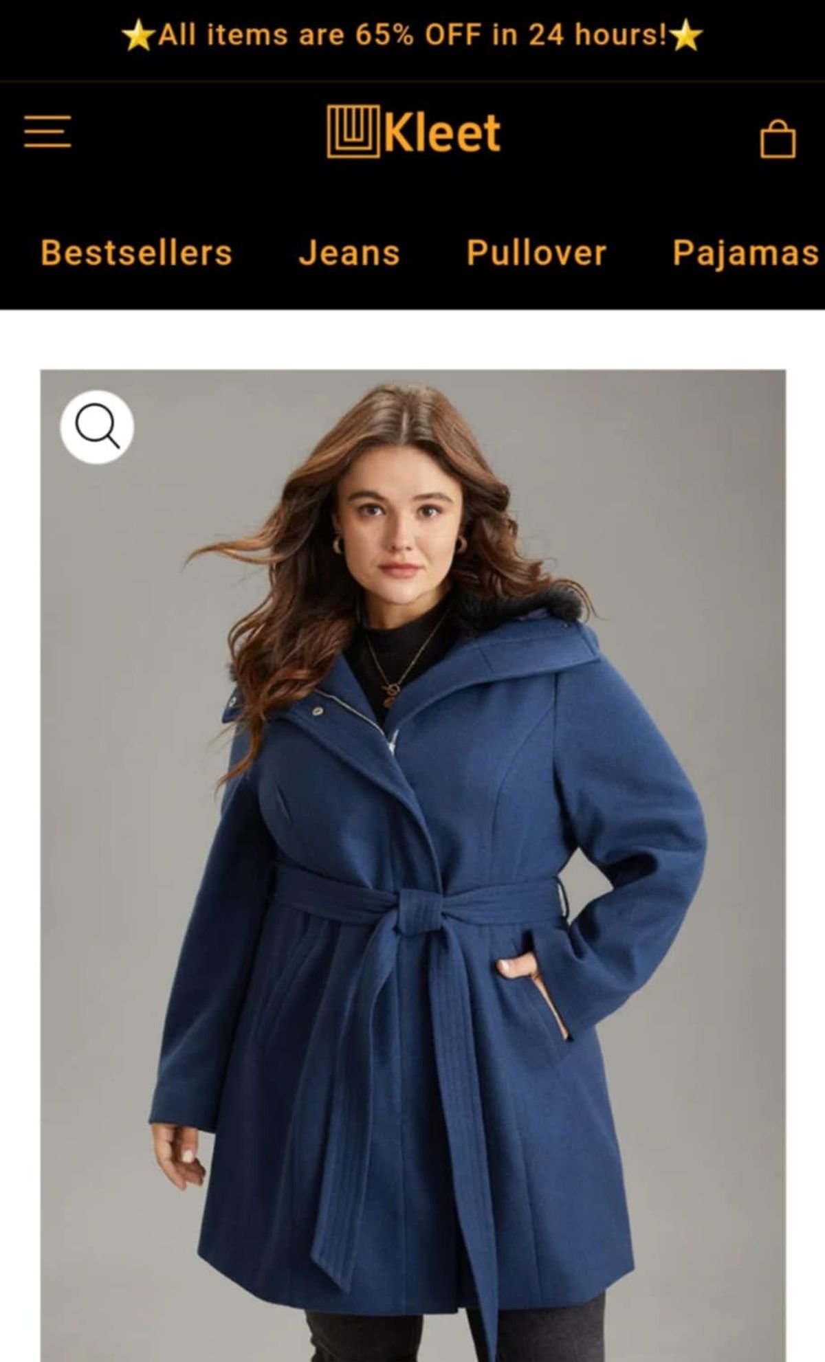 ... rákattintás után már Kleet lett belőle •  Fotó: A csalás áldozatává vált vevő saját archívuma