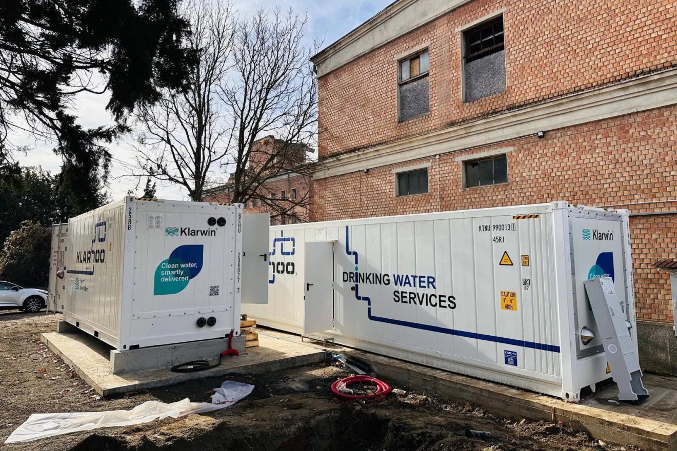 Gyulakután már beüzemelték a sótalanítót • Fotó: Novák Levente Facebook-oldala