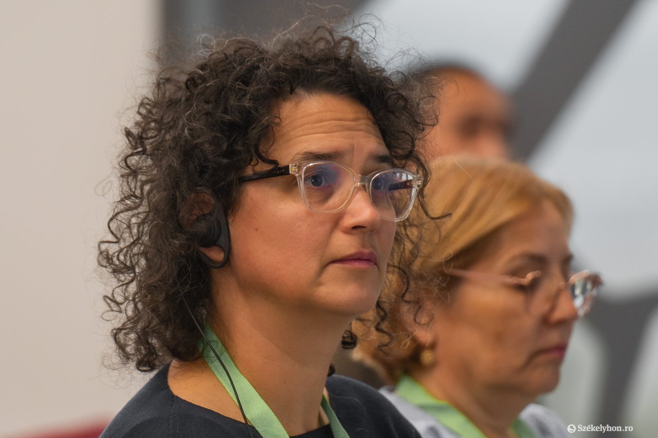 Szalkai Lőrinc Ágnes az energiaközösségekről beszélt &bullet;  Fotó: Haáz Vince
