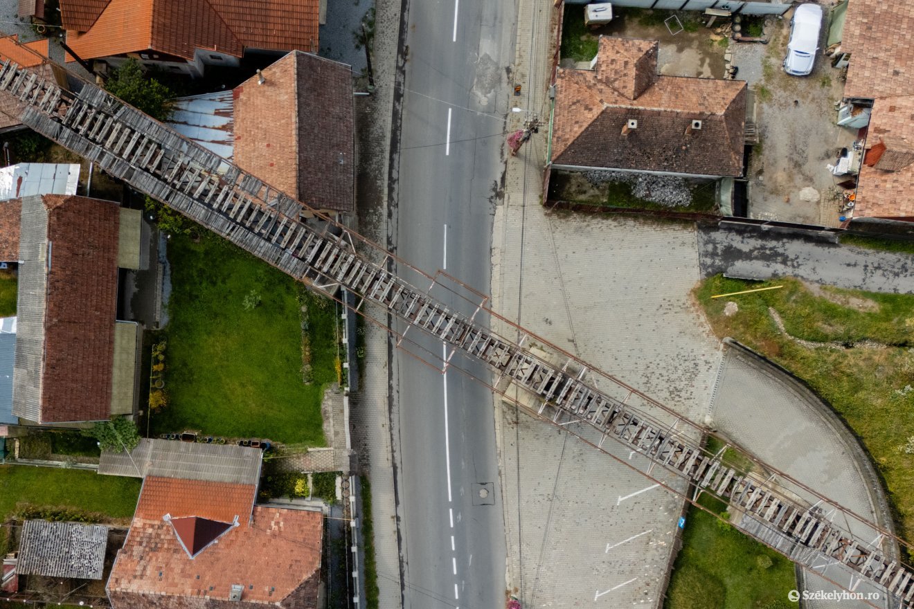 szovátai keskeny vasút viadukt Székelyföldön