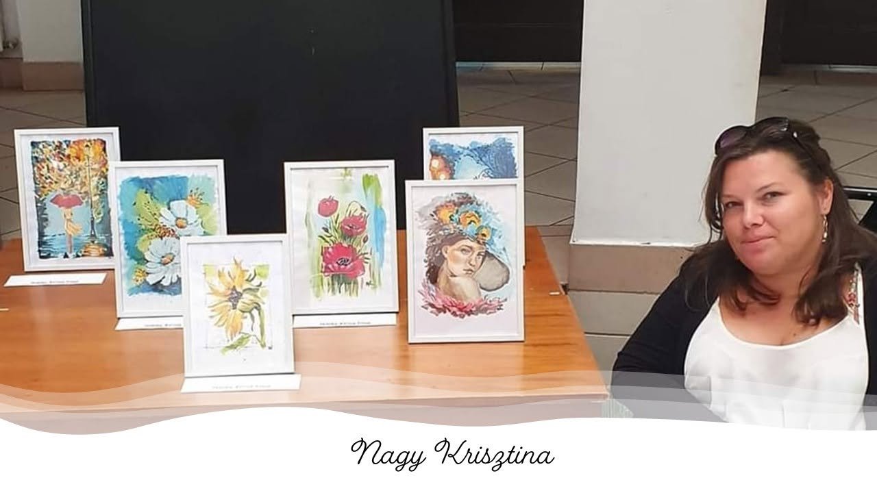 Nagy Krisztina több éve bemutatja alkotásit az őszi tárlaton &bullet;  Fotó: HIFA facebook-oldala