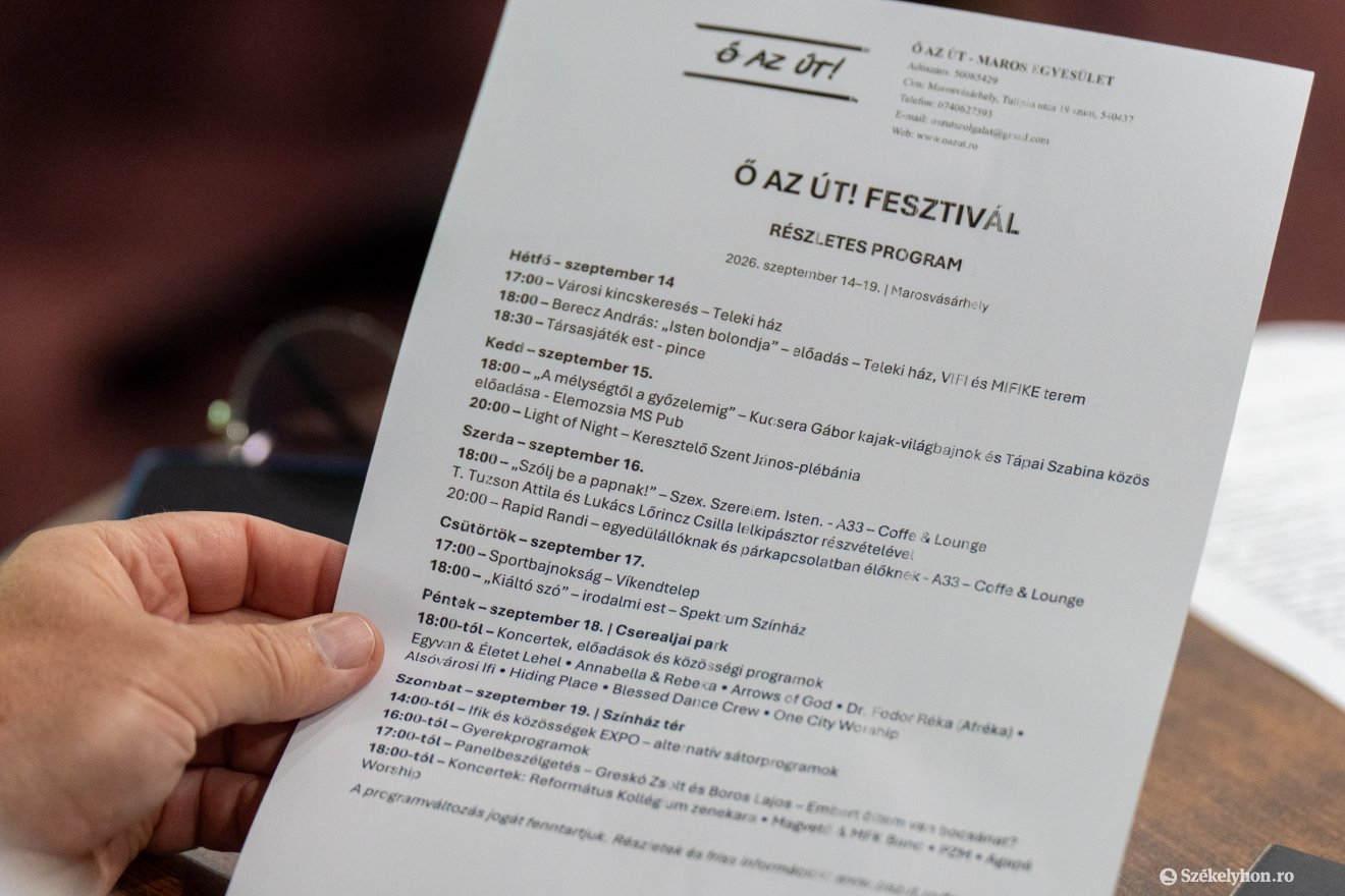 Egész hetes programmal készültek idén &bullet;  Fotó: Haáz Vince
