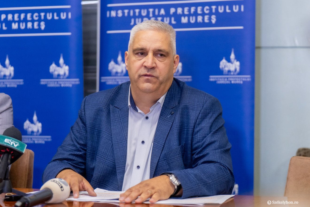 Marosszentgyörgy polgármestere, Sófalvi Szabolcs &bullet;  Fotó: Haáz Vince