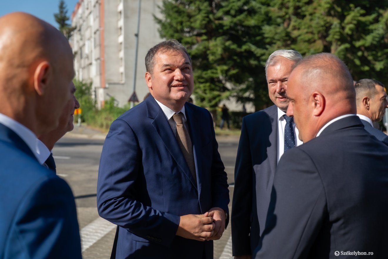 Cseke Attila Marosvásárhelyre látgattott &bullet;  Fotó: Haáz Vince