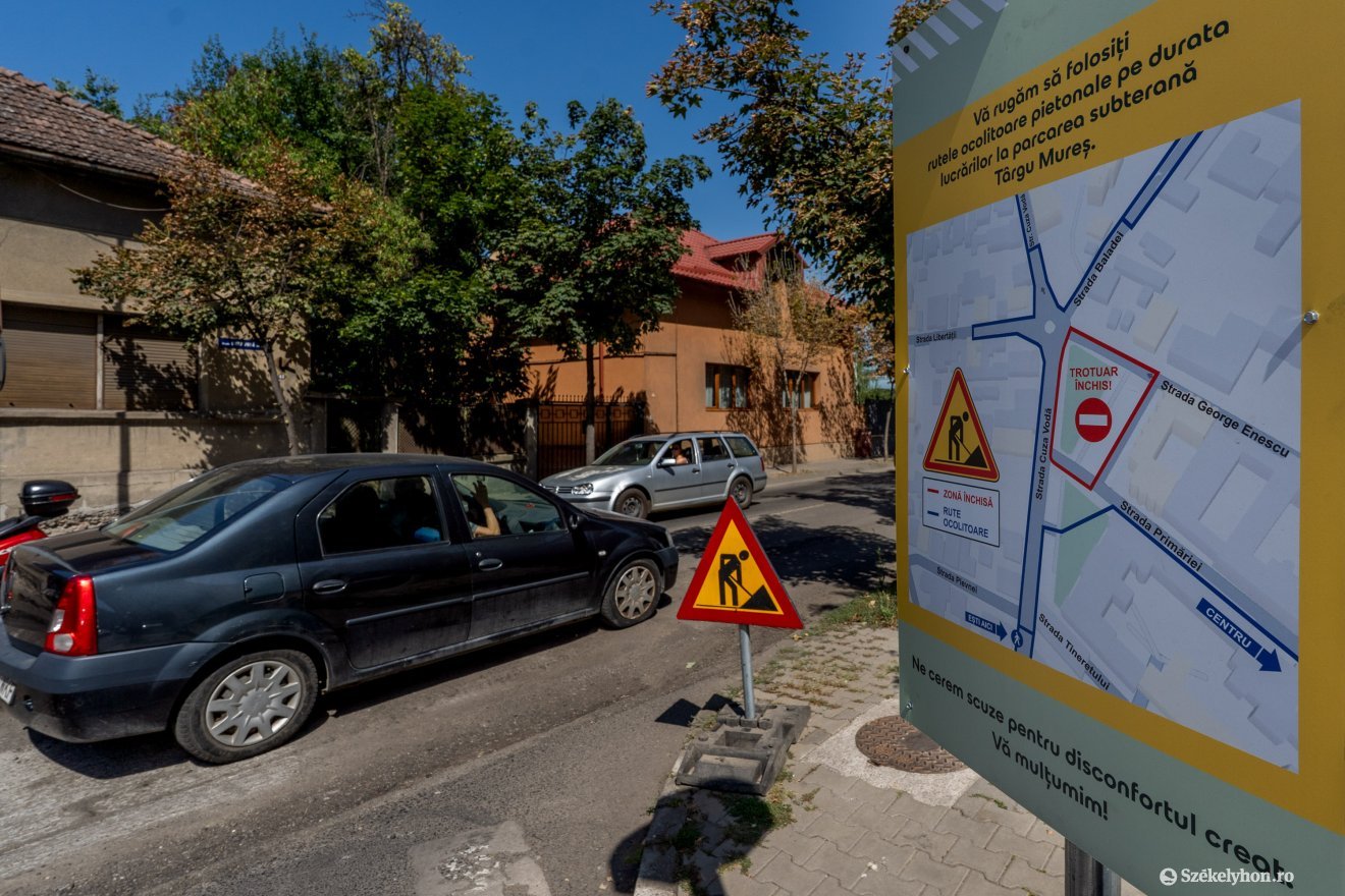 Az elkerülő útvonalakat is közzétették • Fotó: Haáz Vince