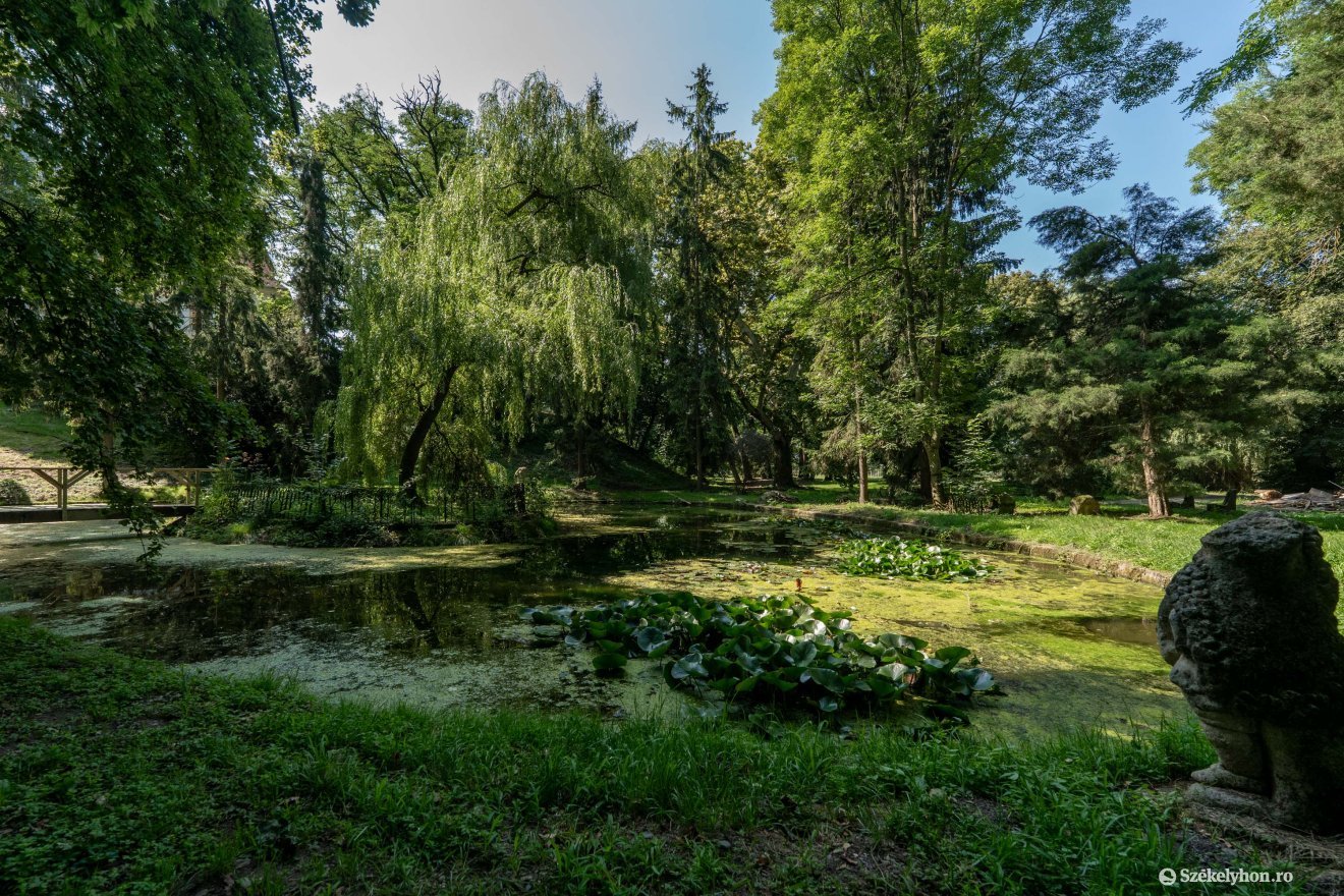 Gyönyörű park veszi körül a kastélyt &bullet;  Fotó: Haáz Vince