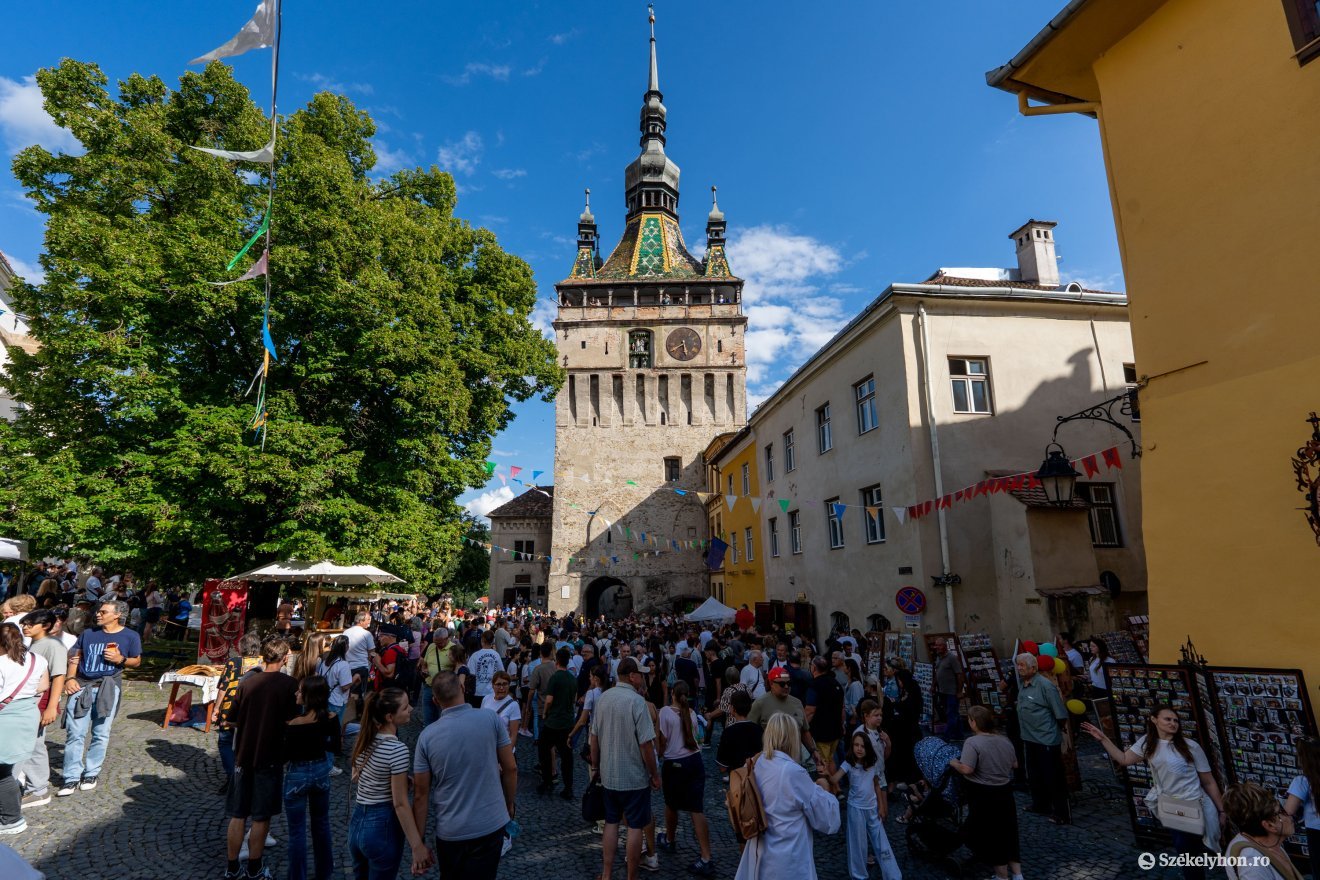 Középkori fesztivál Segesváron. Archív &bullet;  Fotó: Haáz Vince