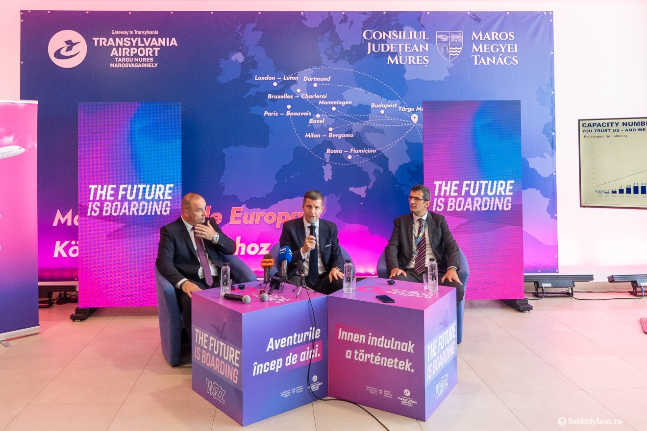 Húsz éve Marosvásárhelyről indította első járatát a Wizz Air • Fotó: Haáz Vince