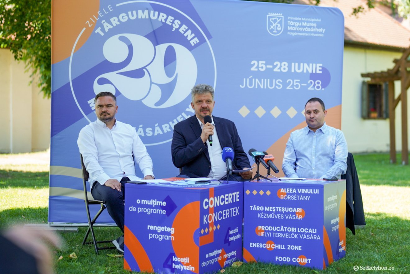 Az idei városnapokról számoltak be az illetékesek &bullet;  Fotó: Haáz Vince