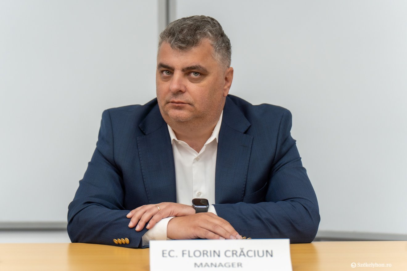 Florin Crăciun, a Maros Megyei Sürgősségi Klinikai Kórház menedzsere &bullet;  Fotó: Haáz Vince