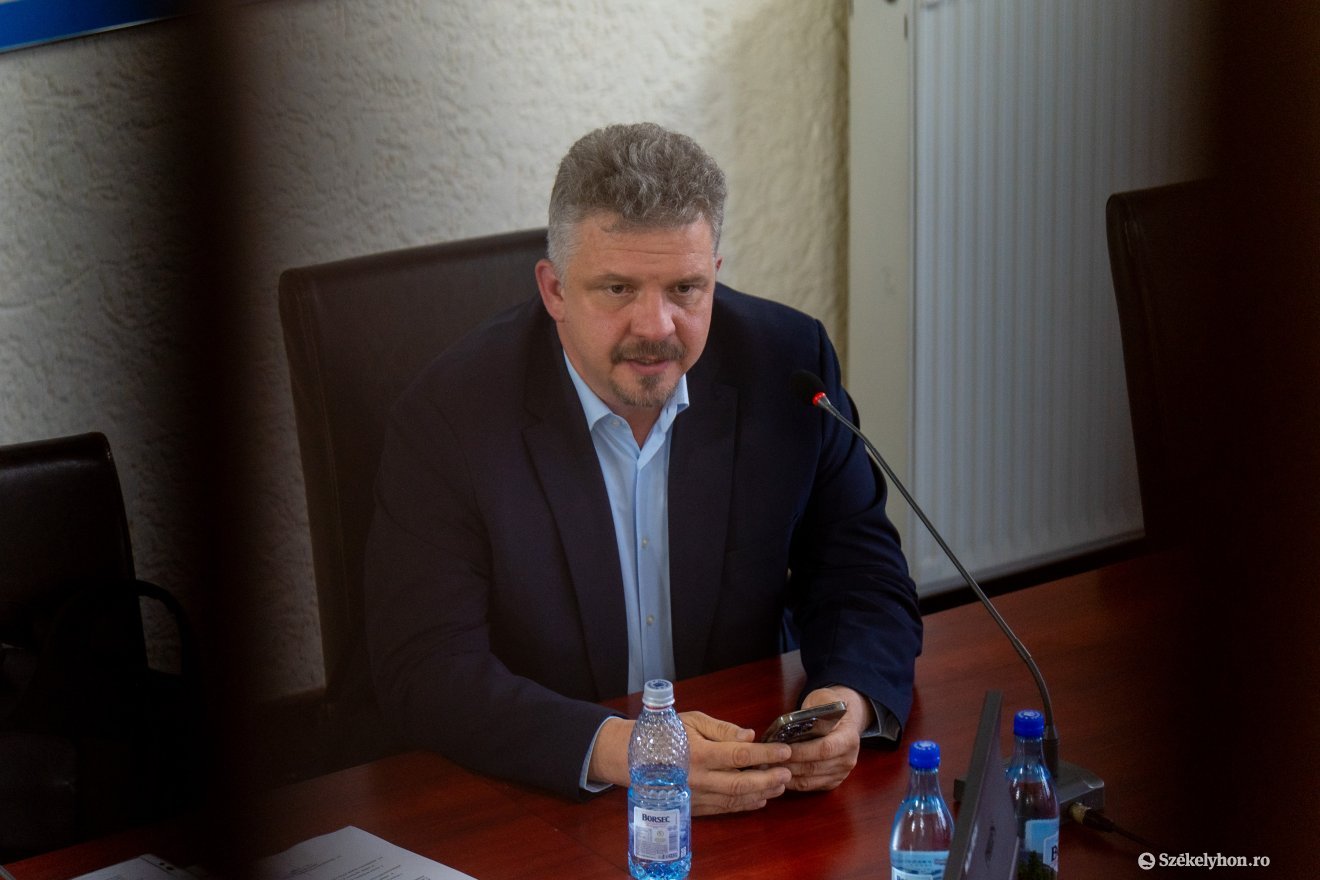 Soós Zoltán: a város 43 millió lejt veszítene el, ha leállítának a tervet &bullet;  Fotó: Haáz Vince