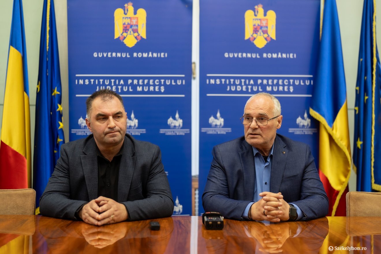 A két szakszervezeti vezető, aki kezdeményezte a tárgyalást &bullet;  Fotó: Haáz Vince