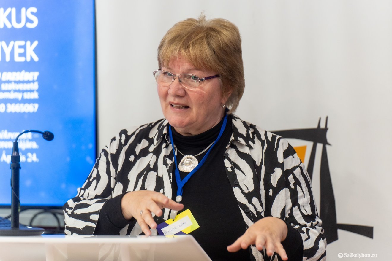 Németh Erzsébet egyetemi tanár, pszichológus &bullet;  Fotó: Haáz Vince