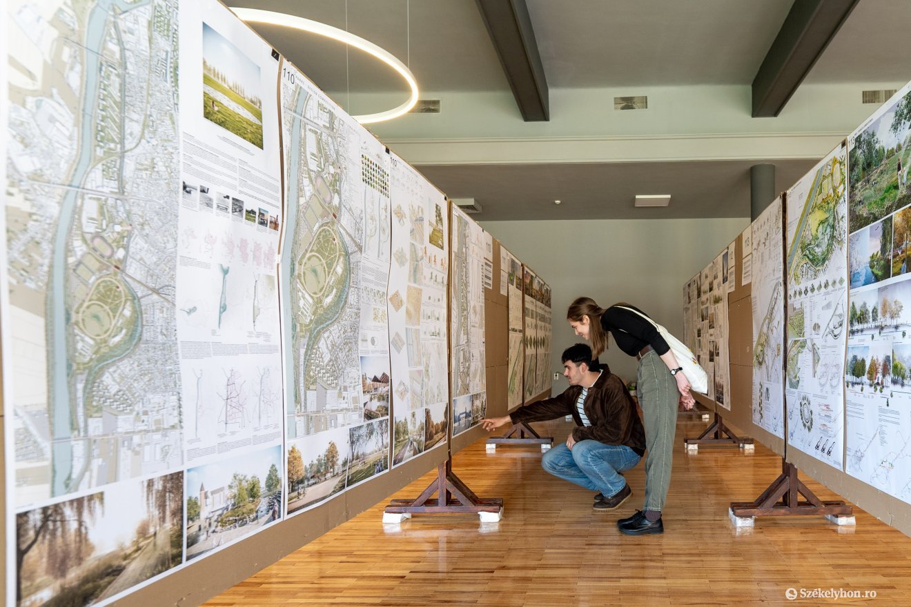 A díjazott terveket kiállították &bullet;  Fotó: Haáz Vince