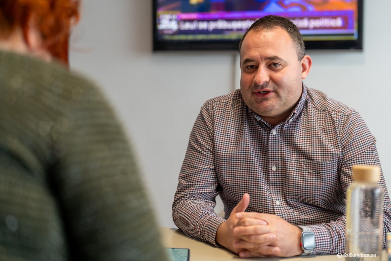 Nagy Botond, a Víkendtelep igazgatója &bullet;  Fotó: Haáz Vince