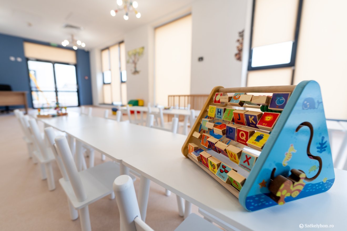 Maros megyében összesen tizenkét ilyen bölcsőde épül kormányzati forrásból, eddig hármat adtak át &bullet;  Fotó: Haáz Vince