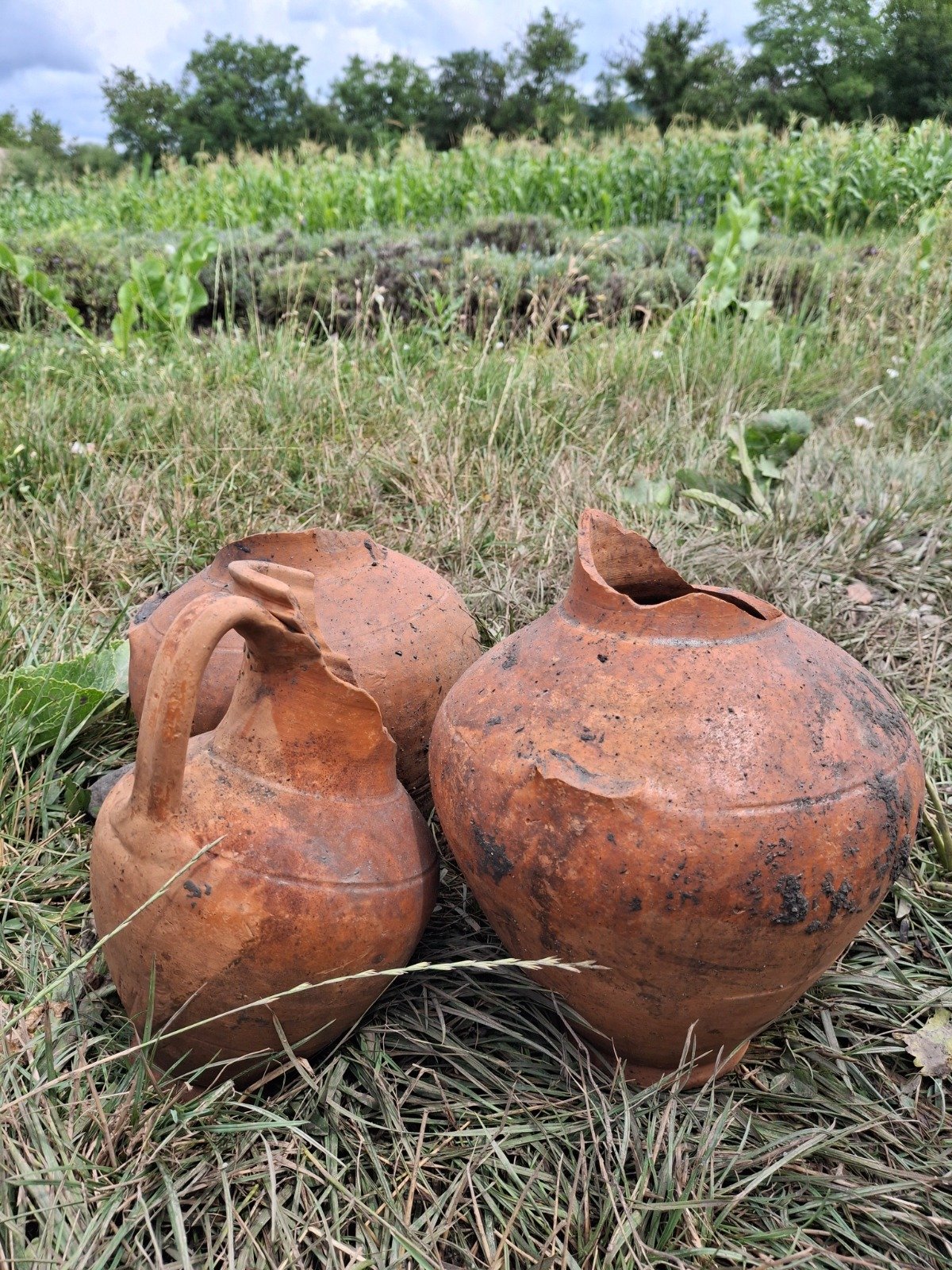 Több kancsó is előkerült a kútból &bullet;  Fotó: Maros Megyei Múzeum