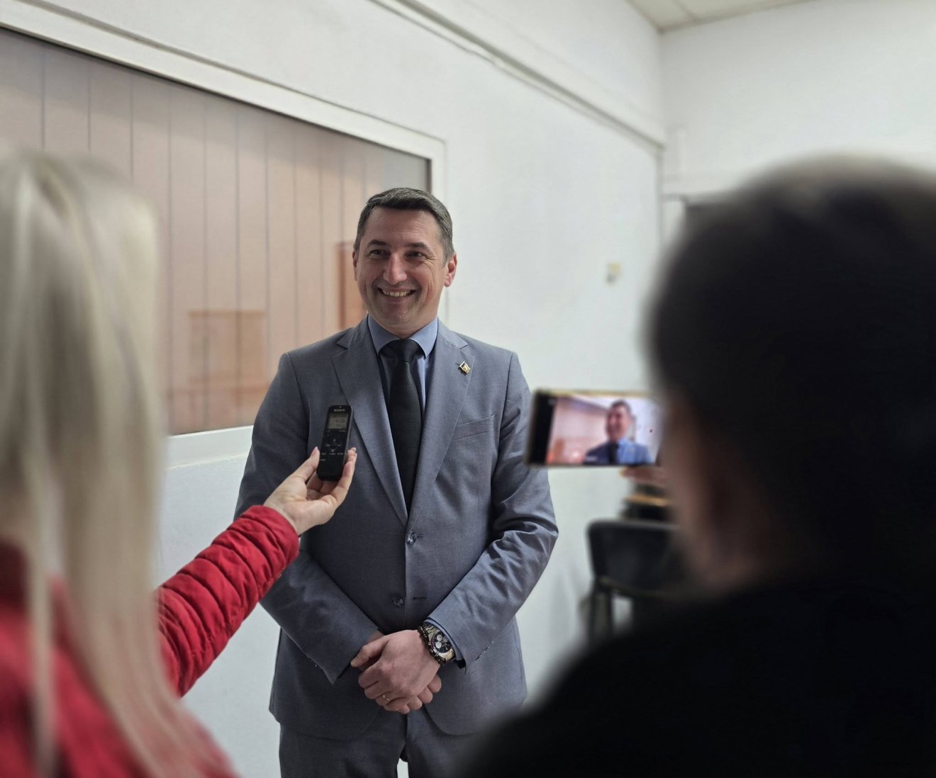 Iulian Sîrbu Segesvár polgármestere &bullet;  Fotó: Segesvári Polgármesteri Hivatal