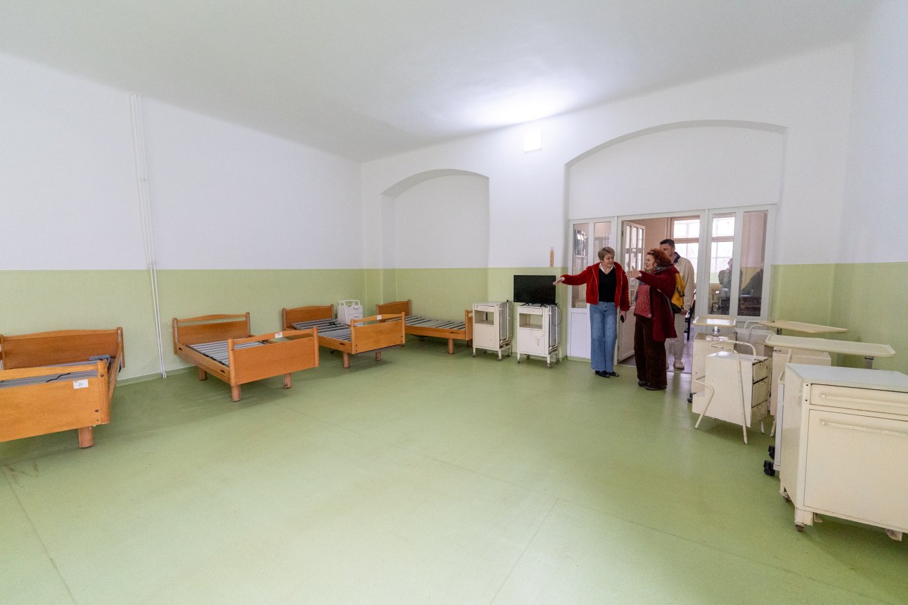Ebben a kórteremben a tavalyi ellenőrzéskor még húsz ágy volt &bullet;  Fotó: Haáz Vince