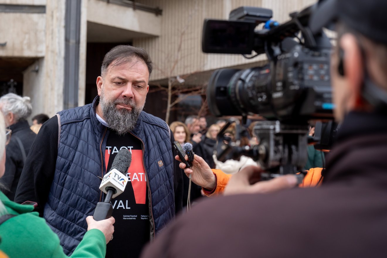 Pál Attila, a Marosvásárhelyi Nemzeti Színház vezérigazgatója &bullet;  Fotó: Haáz Vince