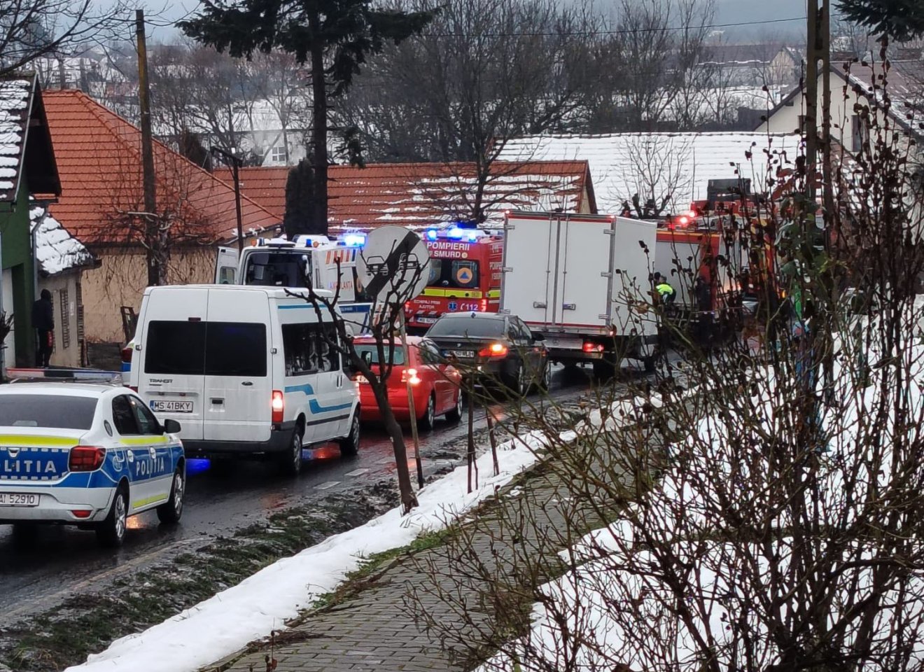 &bullet;  Fotó: Info Trafic Mures csoport