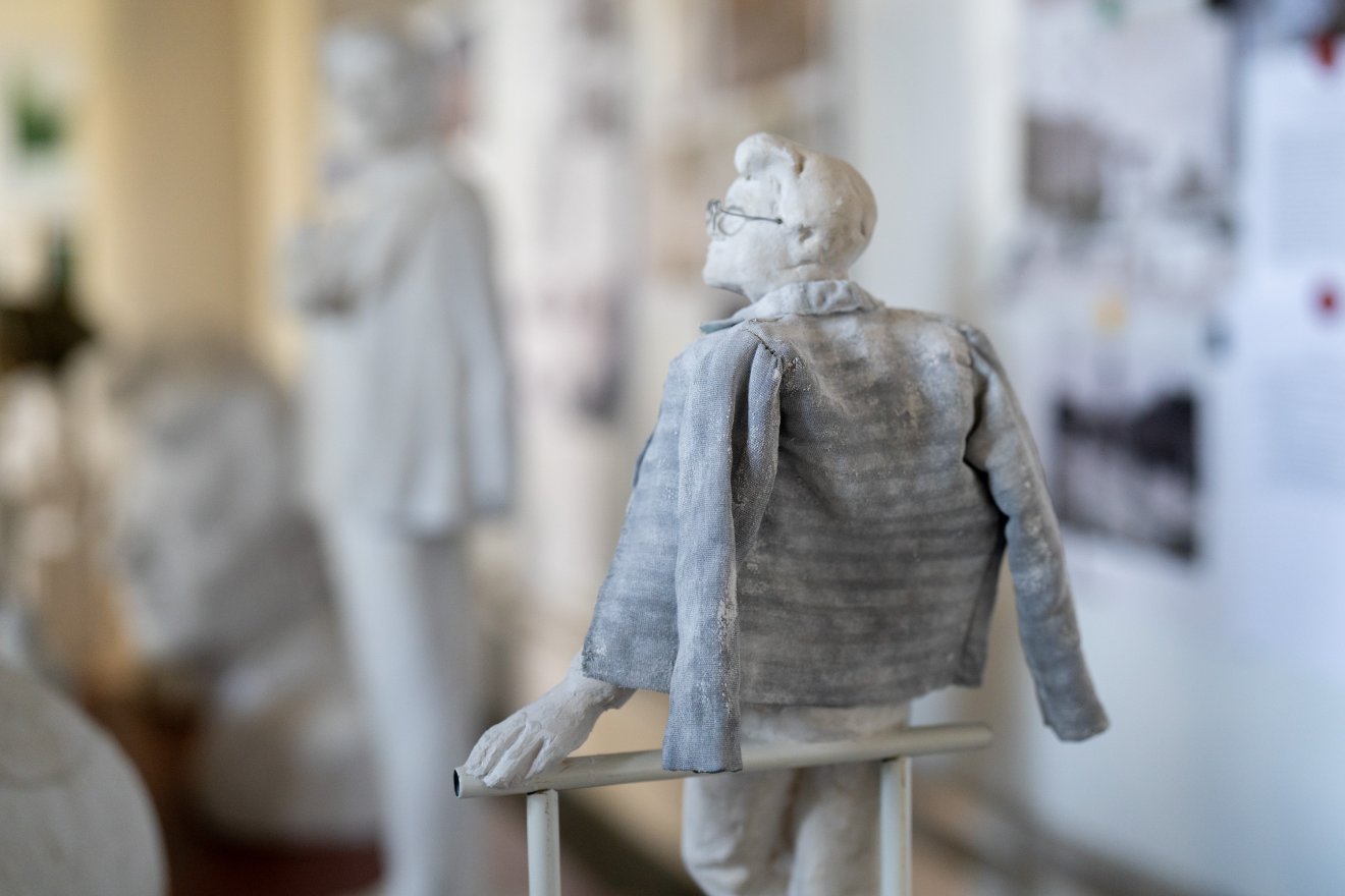 A nyertes szobor hátulról &bullet;  Fotó: Haáz Vince