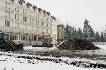 A polgármester ígérete szerint idén elkészül a belvárosi mélygarázs