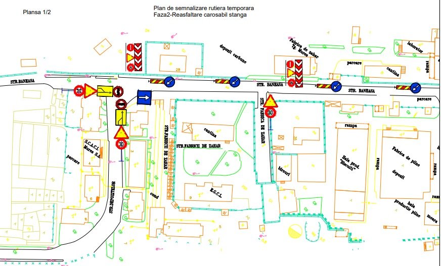 A 2B és a 6-os buszjáratok útvonala is változik: kimenő irányban az autóbuszok a Băneasa utca helyett az Ion Heliade Rădulescu utcán és a Szabadság utcán közlekednek majd &bullet;  Fotó: Marosvásárhely Polgármesteri Hivatala