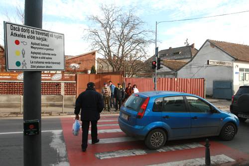 Újabb kézi vezérlésű villanyrendőr
