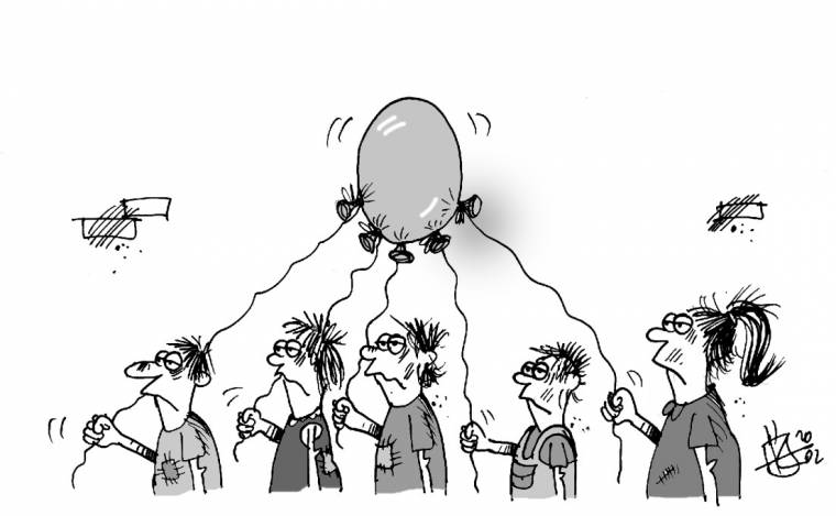 Amíg lesz emberi hülyeség, addig lesz karikatúra is