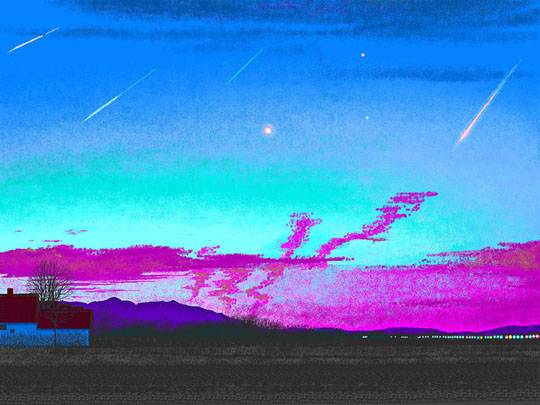 Rendkívüli csillaghullás kedden