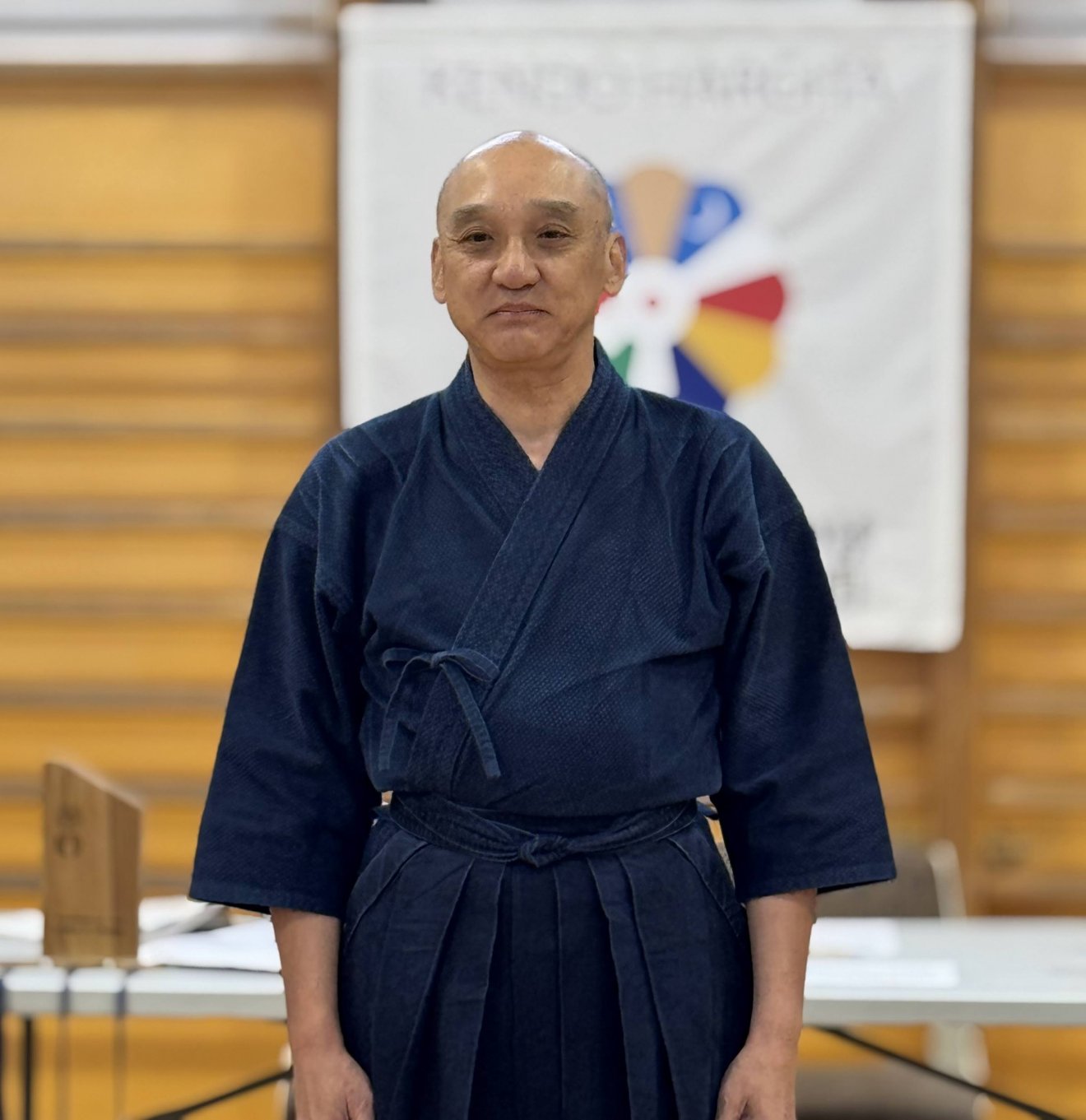 a japán Amamoto Hiroyoshi mester •  Fotó: Kashi Kendo Club