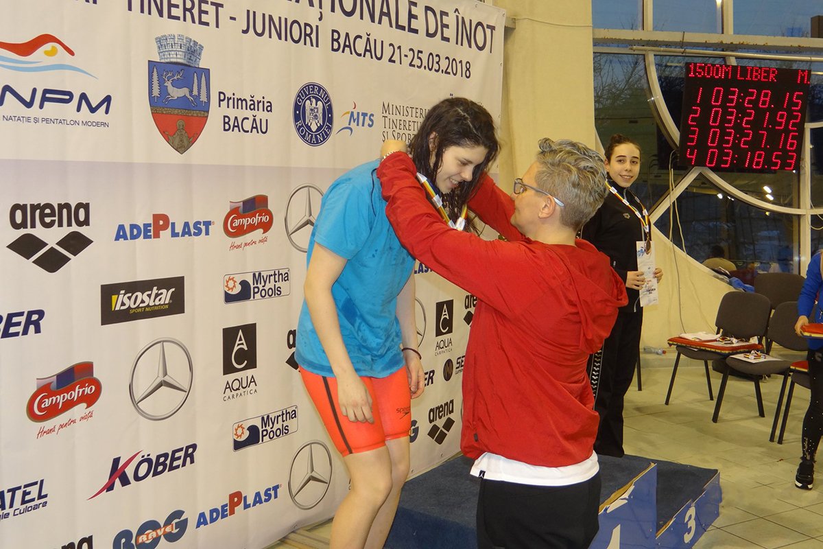 Peteley Attila edző tanítványa, Fángli Henrietta a felnőttek is bizonyított &bullet;  Fotó: Tavi Tileaga • Forrás: Facebook