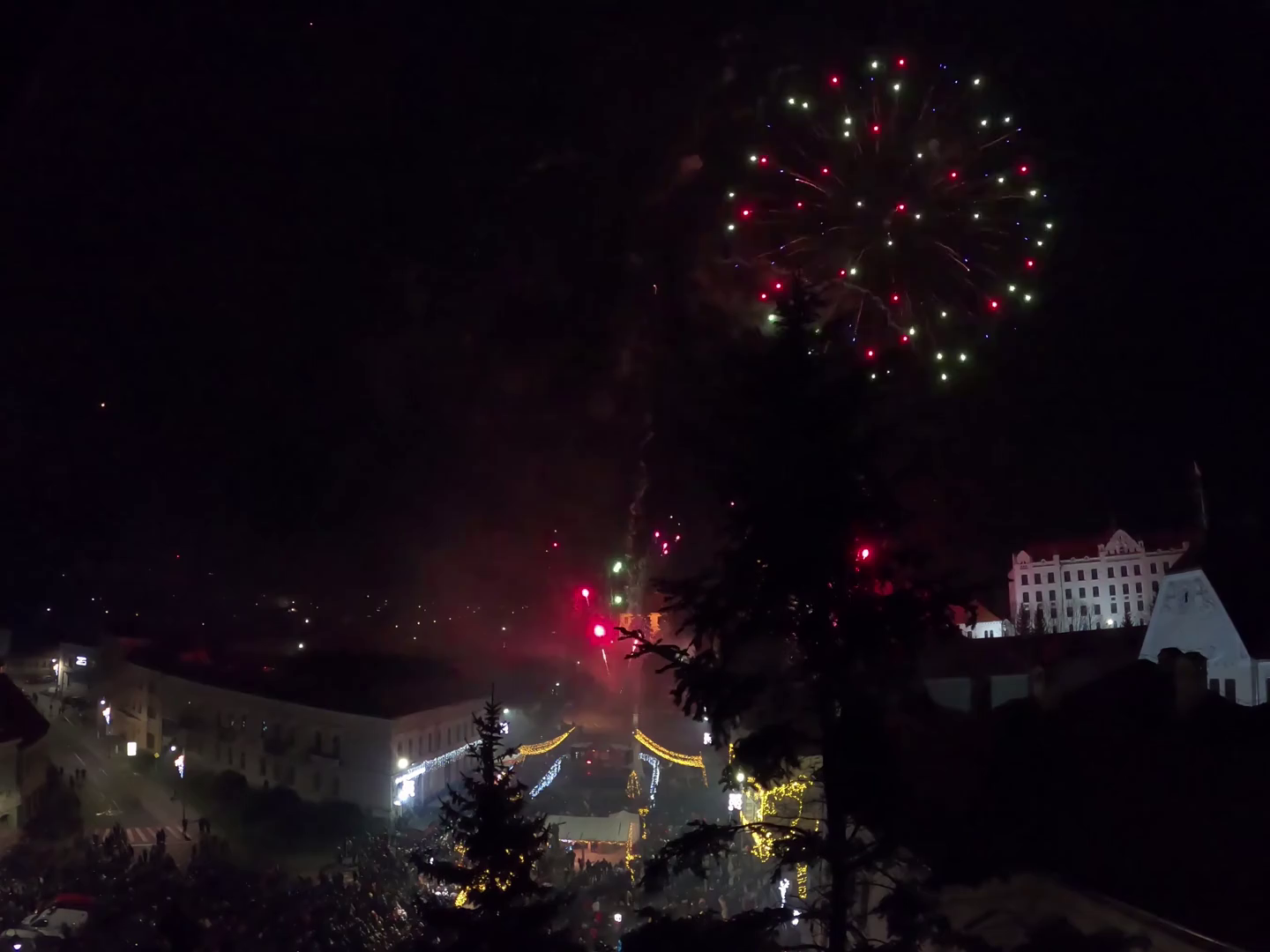 Egy percben a teljes udvarhelyi tűzijáték – videó
