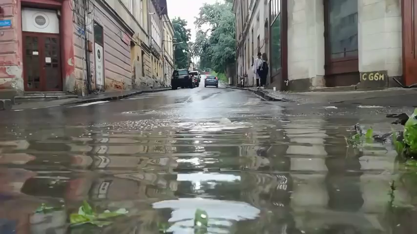 Csíkszereda a felhőszakadás után