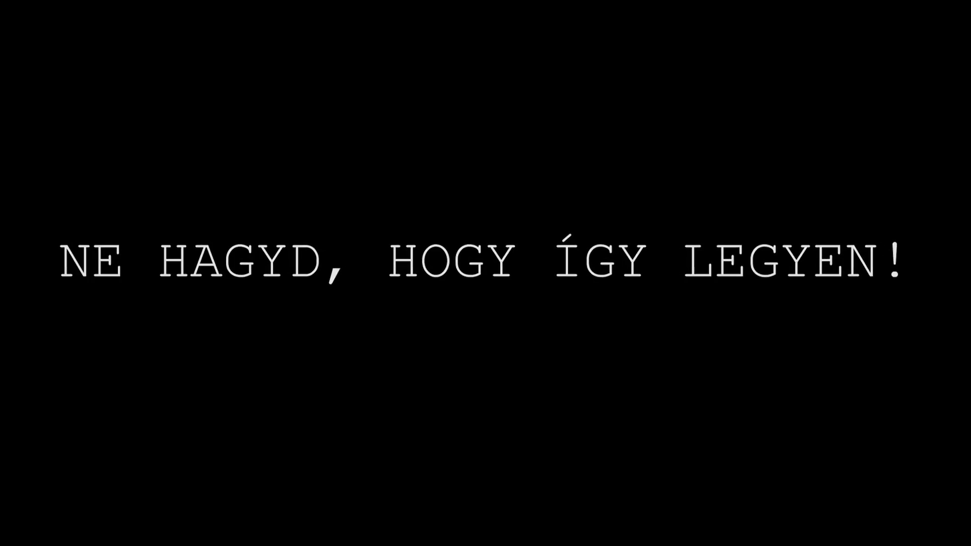 Ne hagyd, hogy így legyen! - Írd alá!