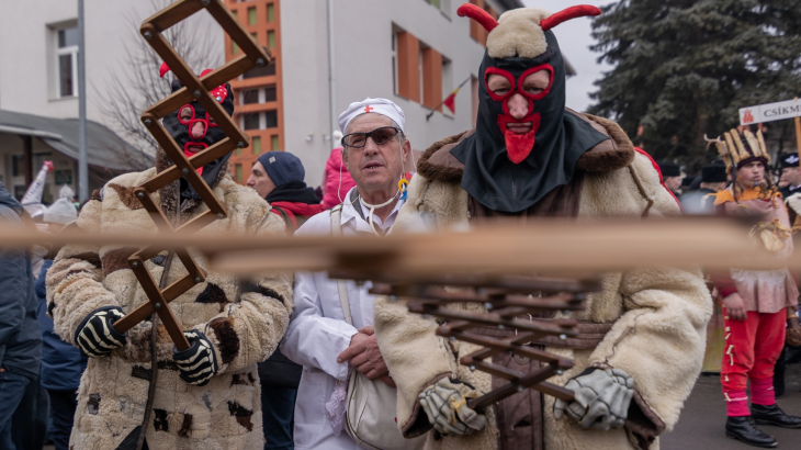 A tavasz első napján búcsúztatták a telet Gyergyóremetén