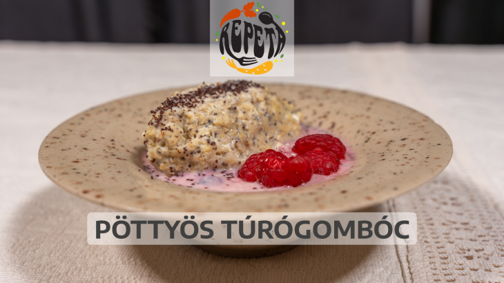Pöttyös túrógombóc zabból | Repeta